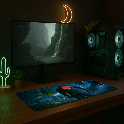 Neon Destiny Mouse Pad