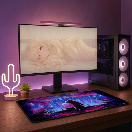 Neon Destiny Mouse Pad